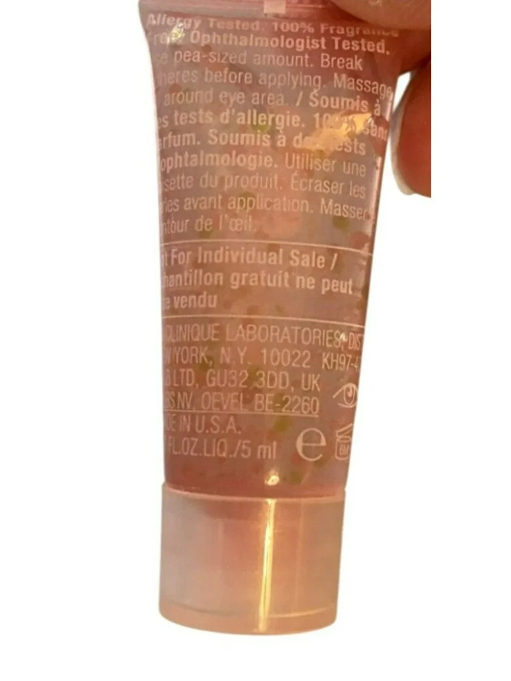 Clinique 2 Travel Size Moisture Surge Eye, 01 Black Trial size High Impact Masca